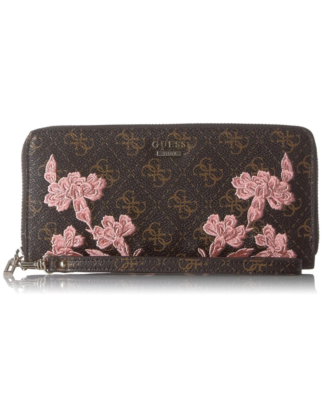 Portefeuille Guess Eden Zippé Monogram