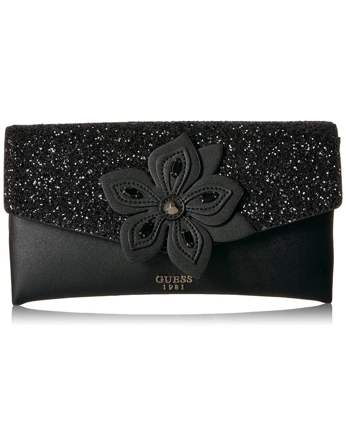 Portefeuille de soirée Guess Ever Noir