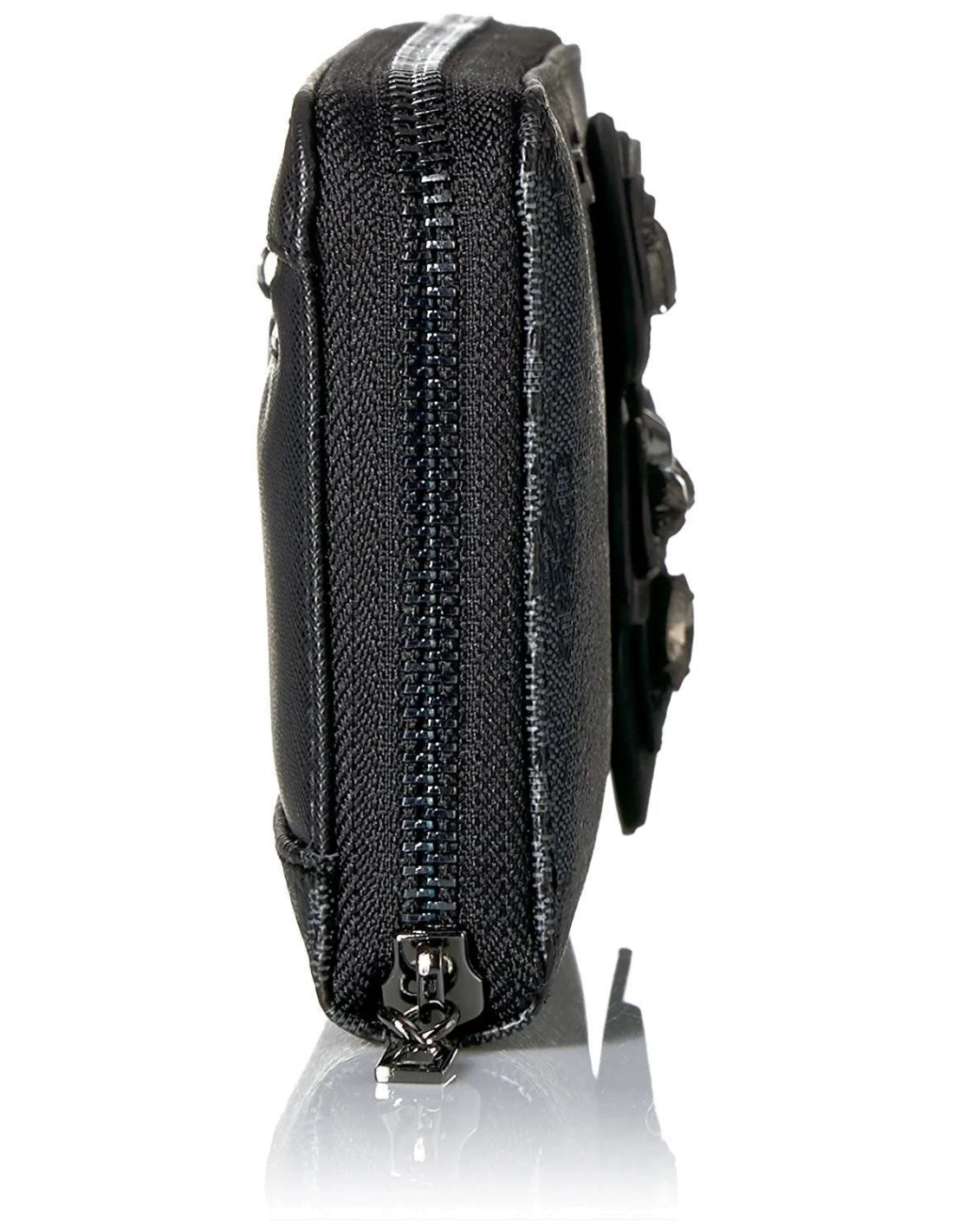 Portefeuille Guess Sibyl Monogram Noir vue 3