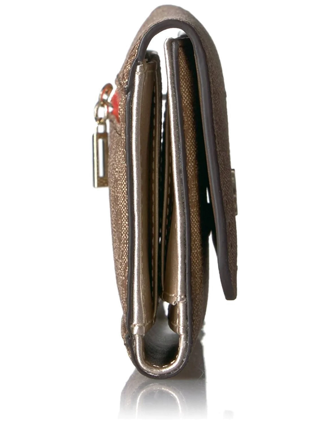 Portefeuille Guess Jacqui Slim Brun vue 3