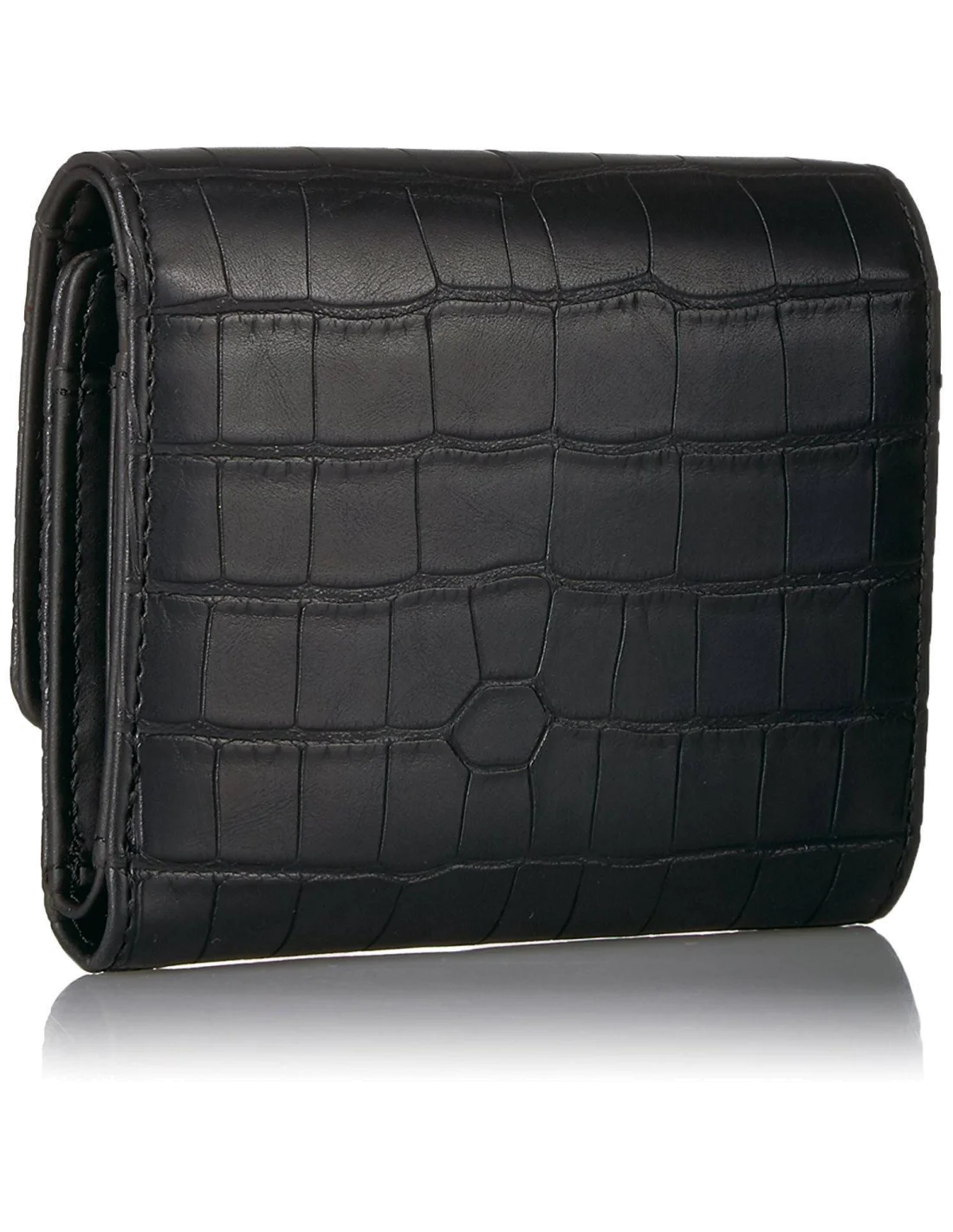 Portefeuille Guess Keaton Croco Noir vue 2