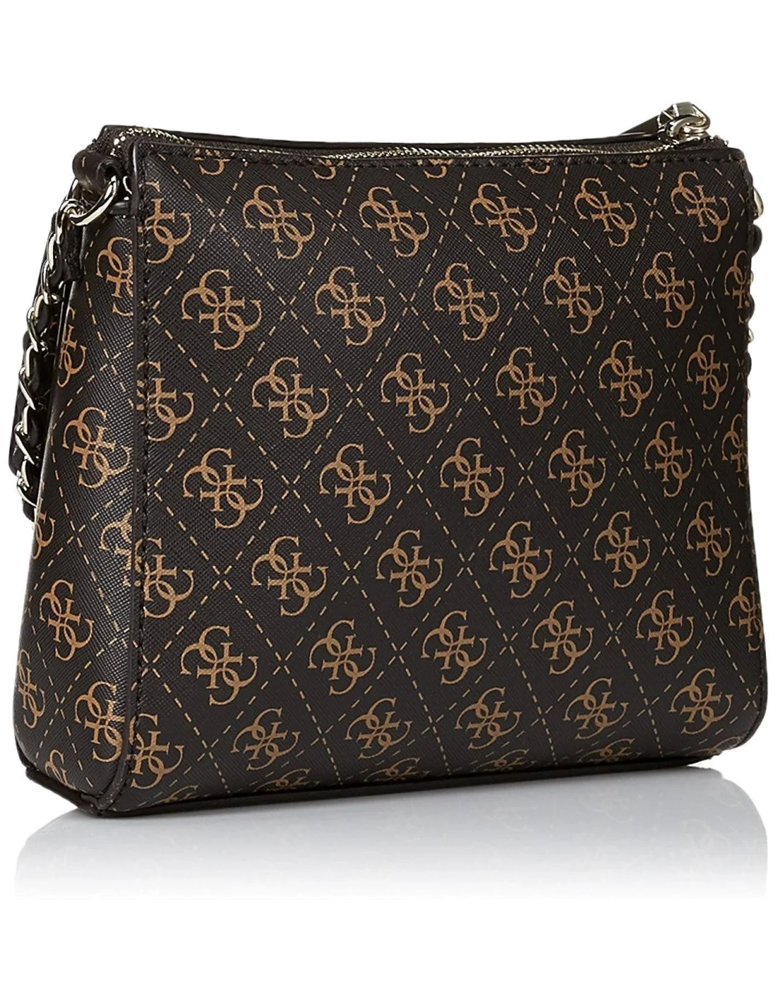 Sac bandoulière Guess Ryann Marron vue 2