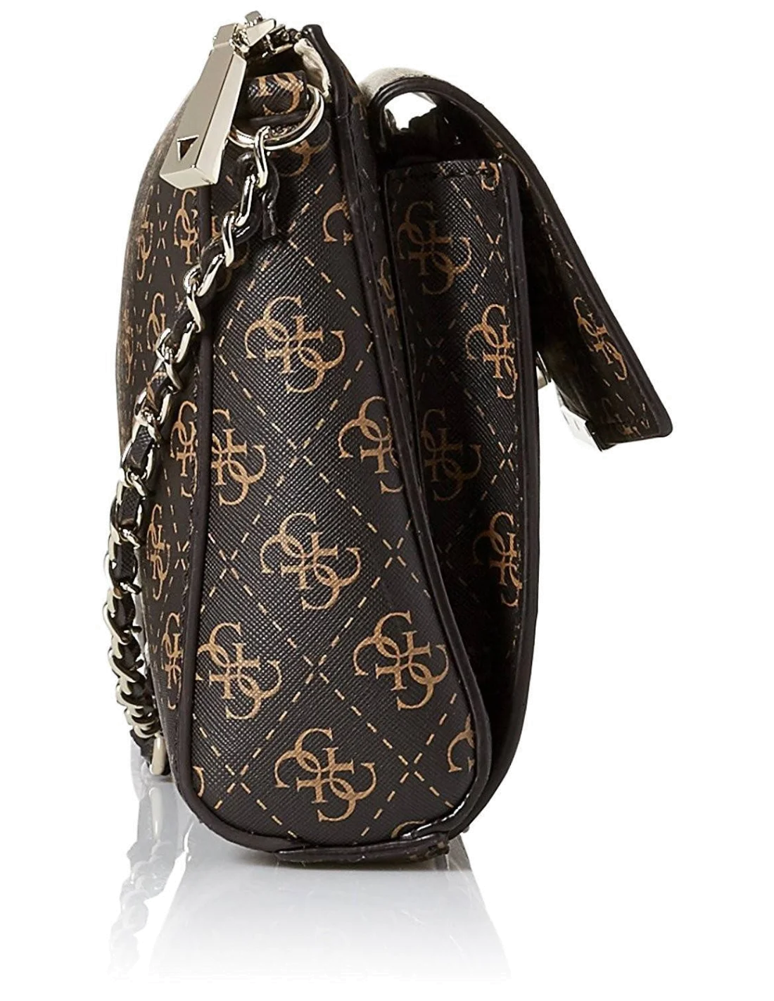 Sac bandoulière Guess Ryann Marron vue 3