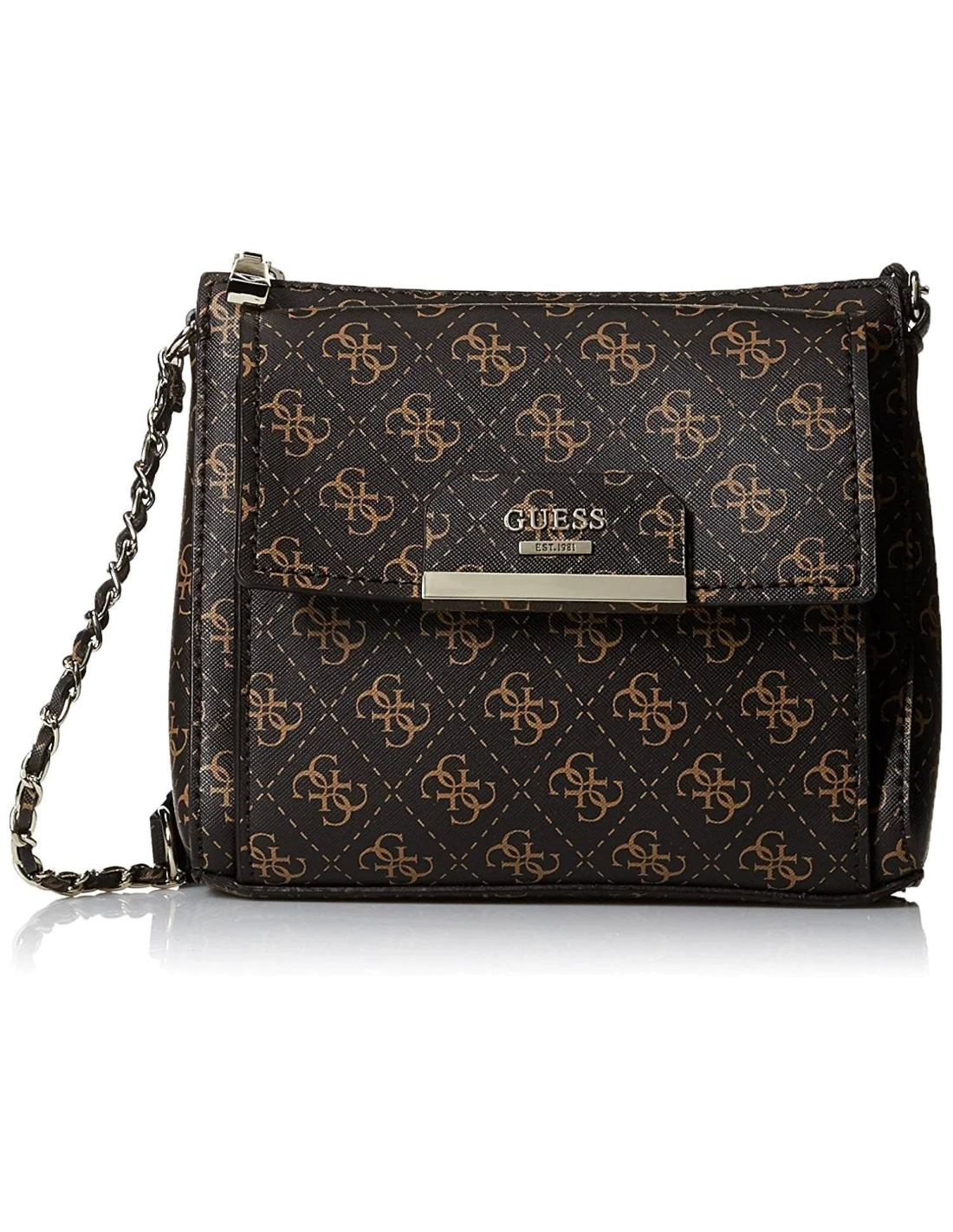 Sac bandoulière Guess Ryann Marron