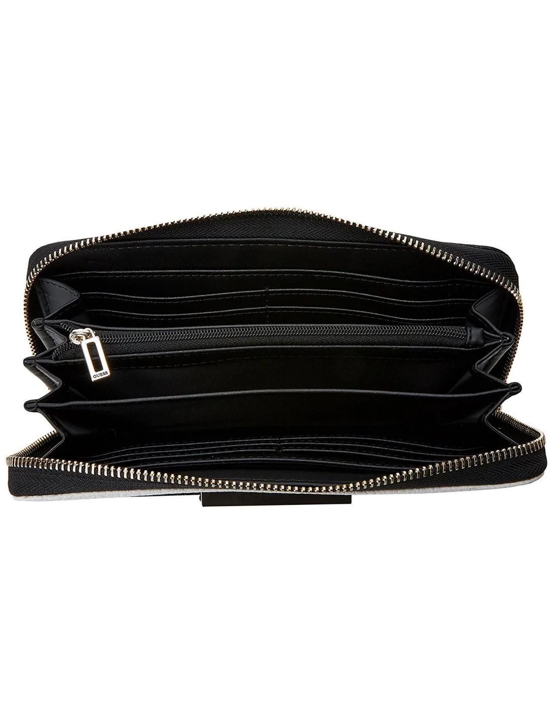 Portefeuille Guess Bobbi Pebble Noir vue 3