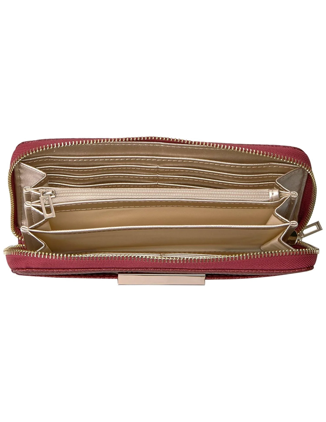 Portefeuille Guess Bobbi Bordeaux vue 4