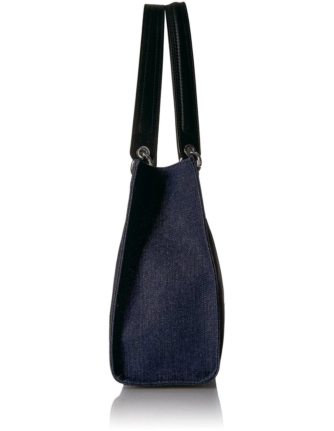 Sac a main Guess Varsity Pop Denim Shopper vue 3