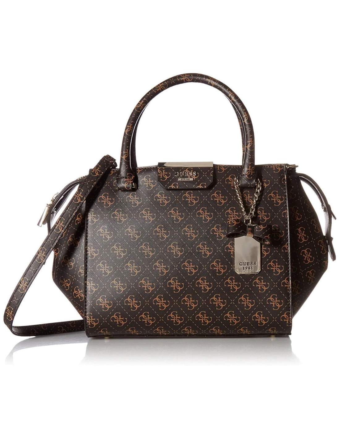Sac a main Guess Ryann Logo Marron