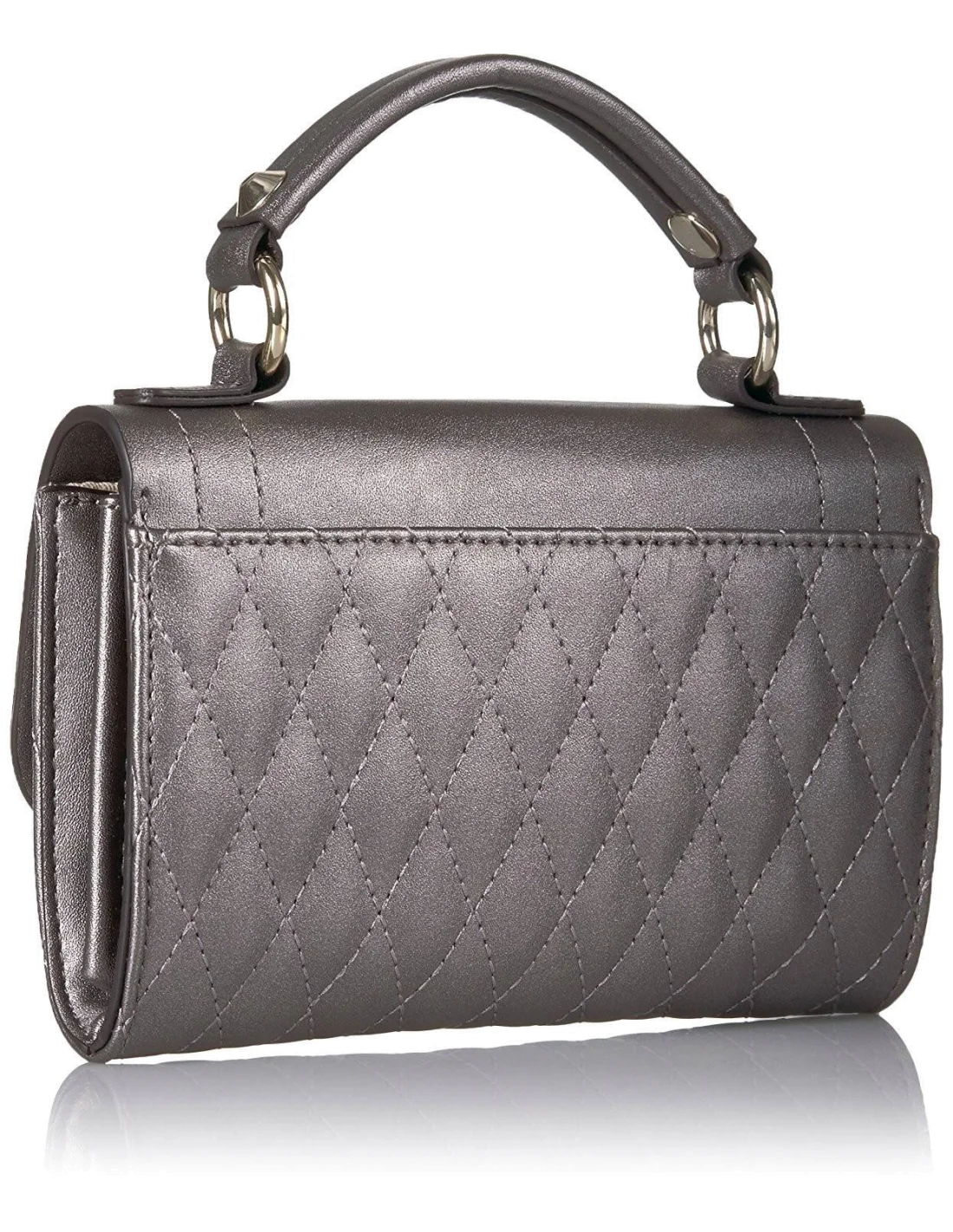 Sac Bandoulière Guess Sibyl Gris Métal vue 2
