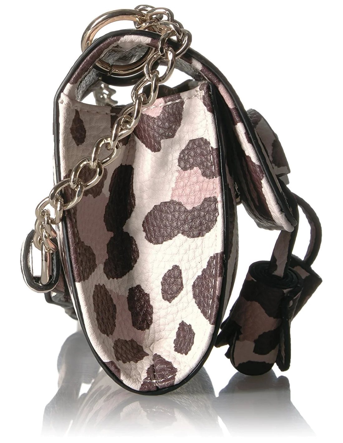 Sac Bandoulière Guess Leila Leapard Mini vue 3