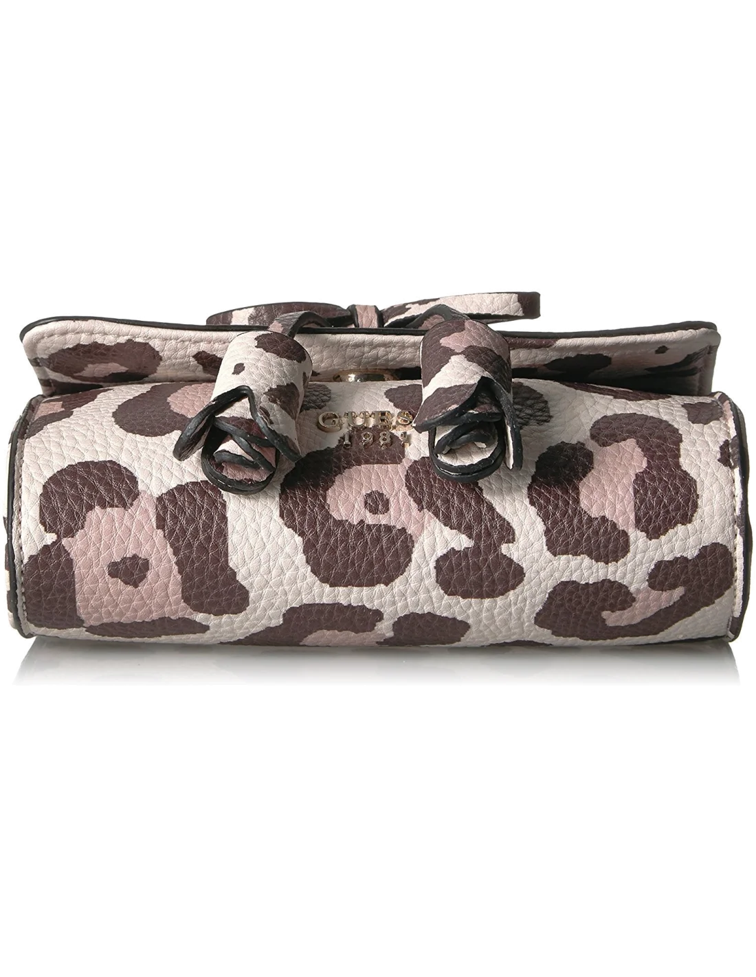 Sac Bandoulière Guess Leila Leapard Mini vue 4