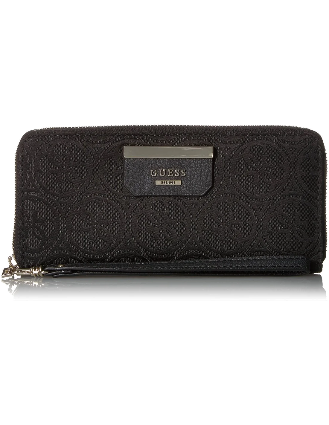Portefeuille Guess Ryann Jacquard Noir