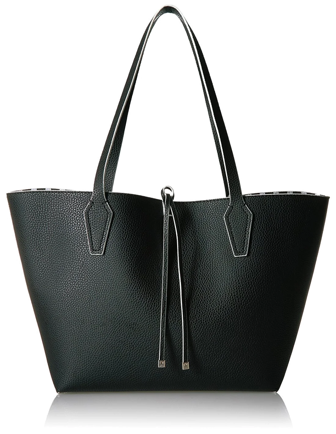 Sac à Main Guess Bobbi Black White Stripe