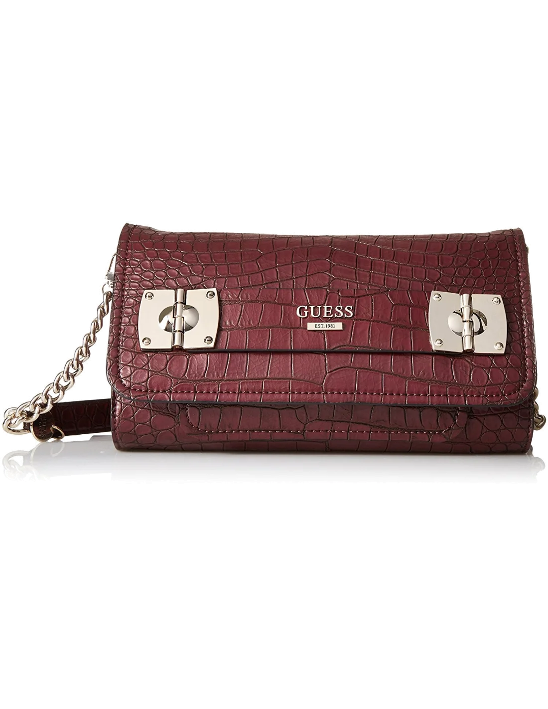 Sac bandoulière Guess Frankee Croco