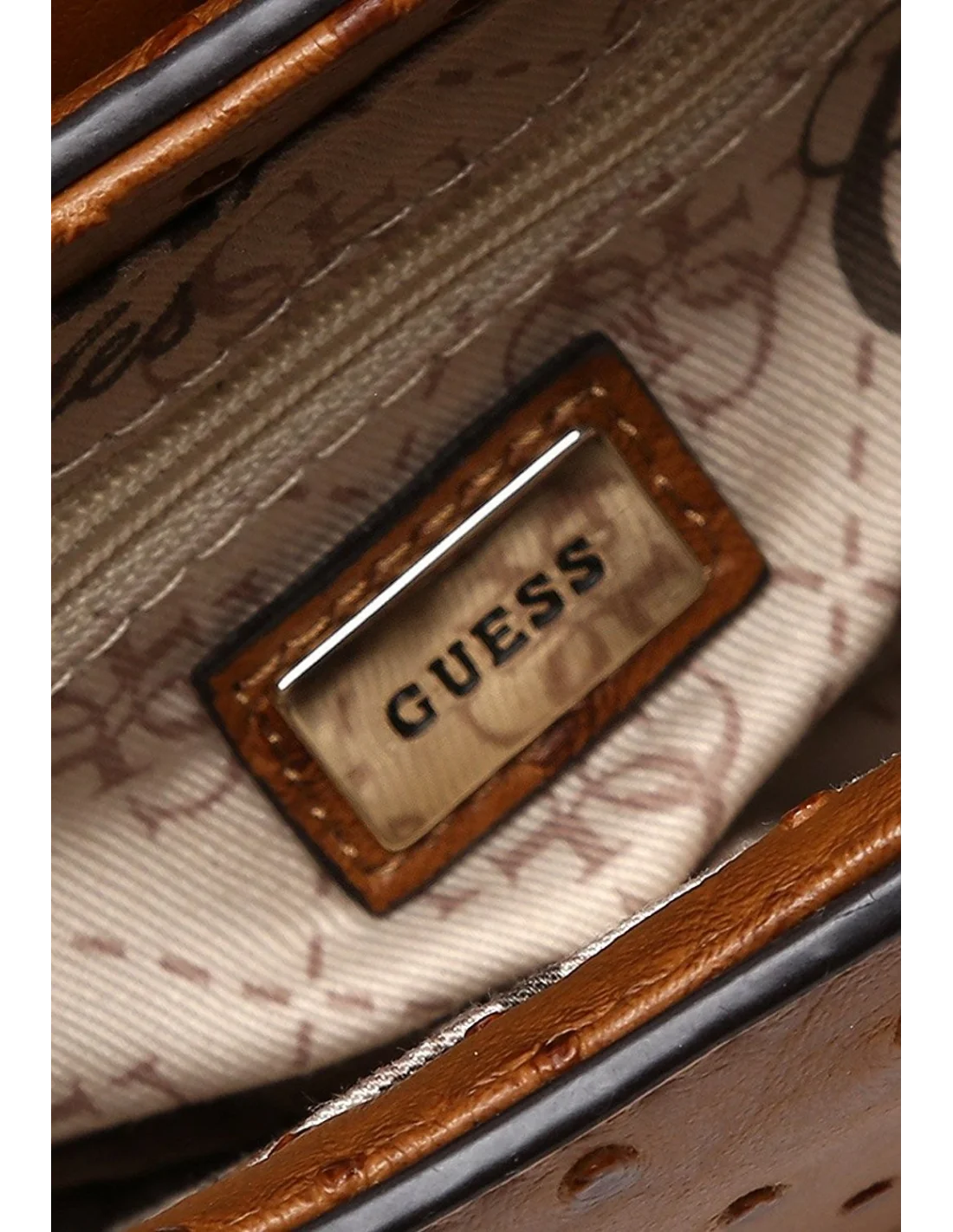 Sac bandoulière Guess Kingsley Marron vue 4