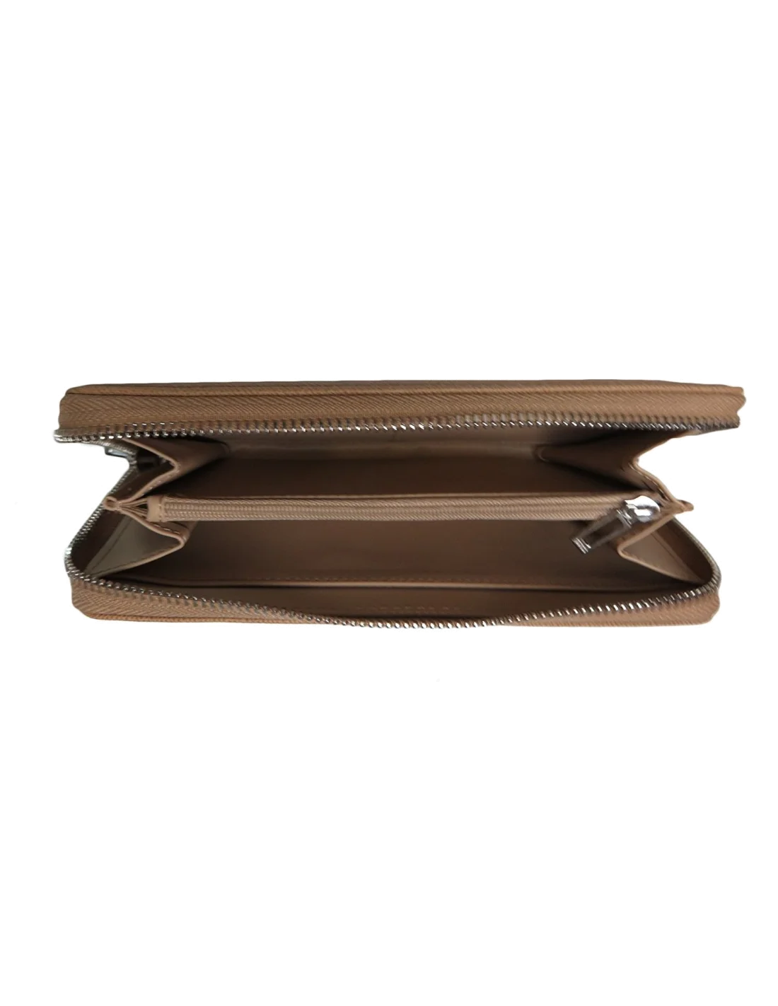 Portefeuille Guess Peak Sand Zippé Marron vue 2