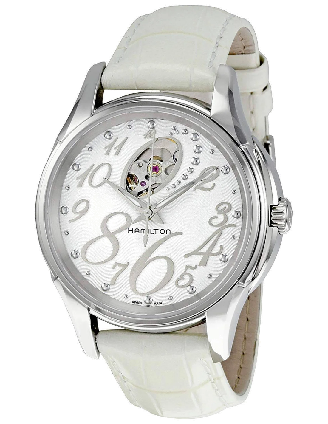 Montre Femme Hamilton Jazzmaster H32465953 Blanc