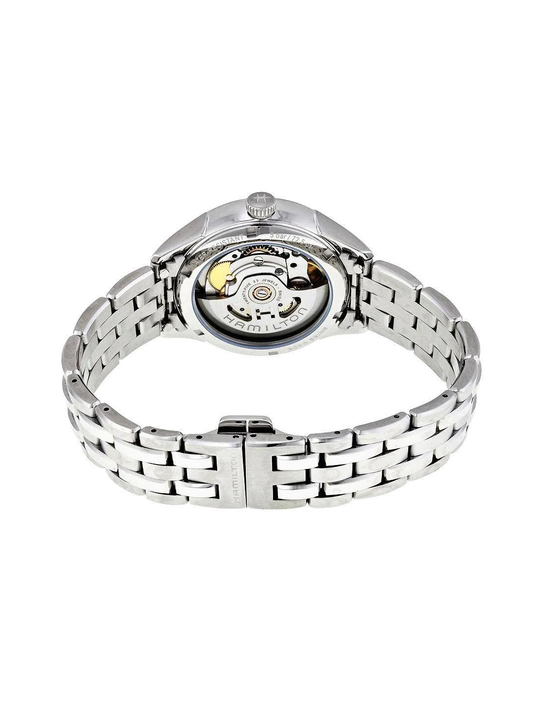 Montre Hamilton H32115191 Jazzmaster Open Heart Lady automatique acier 34 mm vue 3