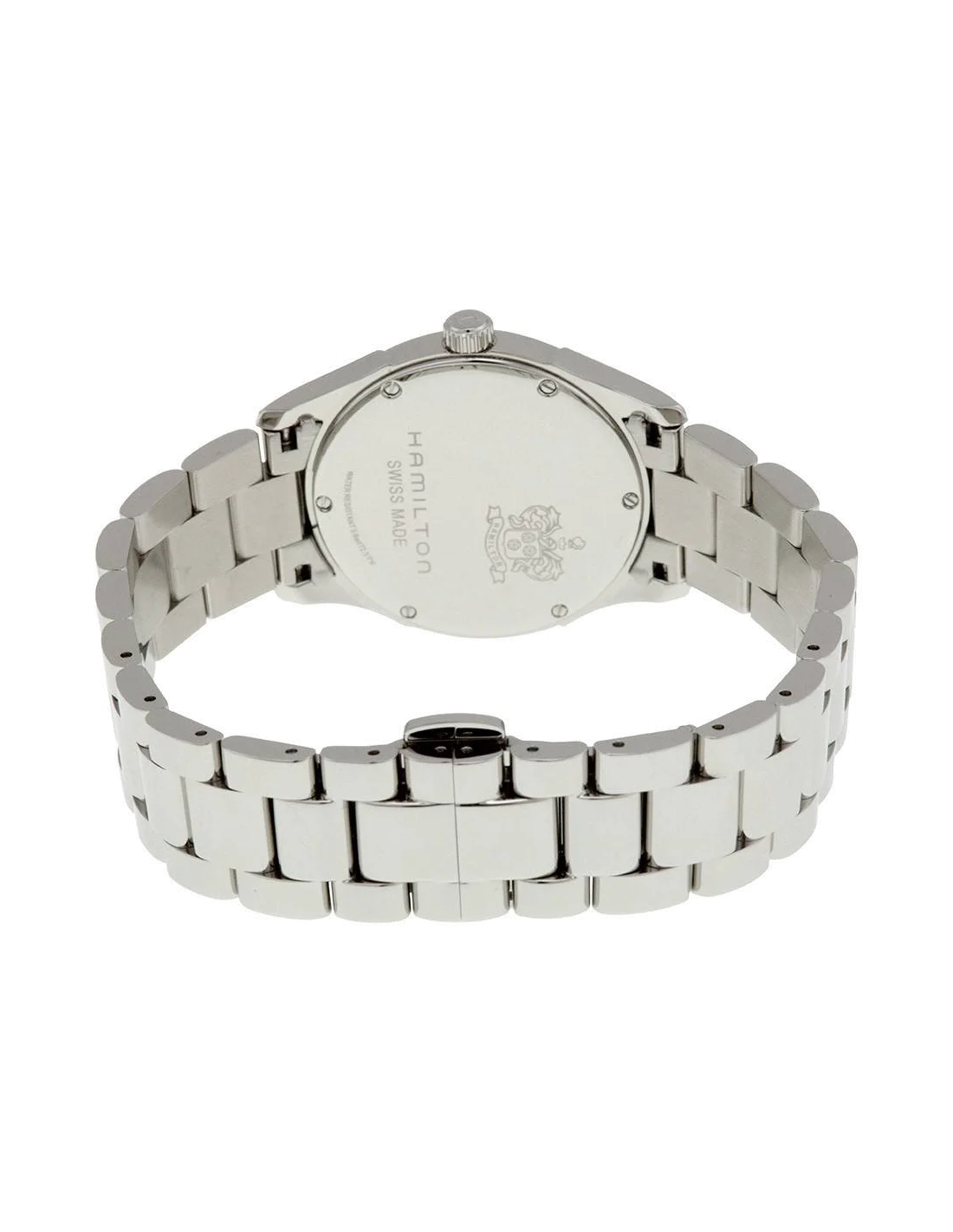 Montre Hamilton H32351145 Jazzmaster Lady quartz acier cadran bleu 34 mm vue 3