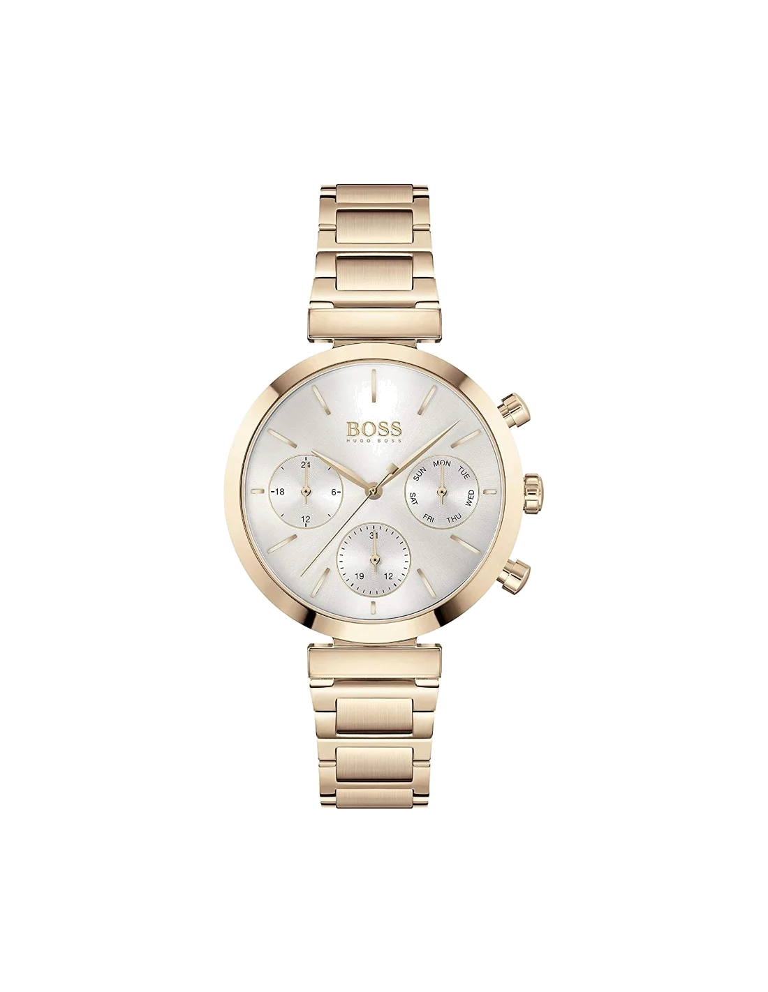 Montre Femme Hugo Boss 1502531 Acier Inoxydable Or Rose Cadran Champagne
