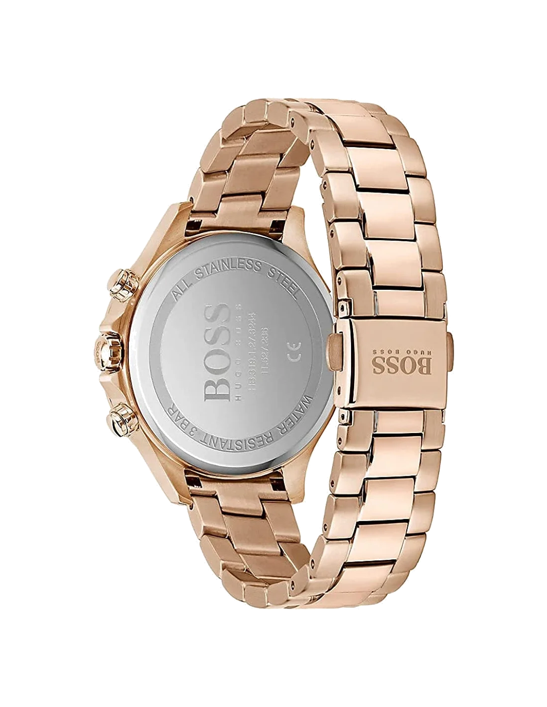 Montre Hugo Boss Hera 1502592 pour Femme en Acier Or Rose avec Cristaux Swarovski vue 3