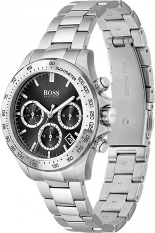 Montre Hugo Boss 1502614 Sport Lux Chronographe Acier Poli Cadran Noir pour Femme vue 2