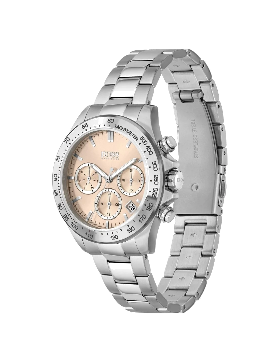 Montre Hugo Boss Sport Lux 1502615 pour Femme, Cadran Rose Corail, Bracelet Acier vue 2