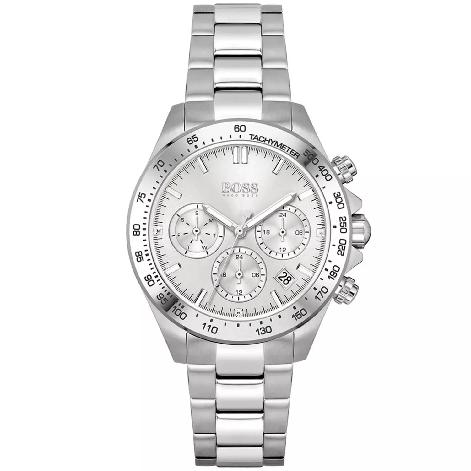 Montre Femme Hugo Boss 1502616 Chronographe Acier Cadran Gris