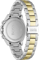 Montre Femme Hugo Boss 1502618 Sport Lux Novia Chronographe Bicolore Acier Argent et Or Rose vue 3