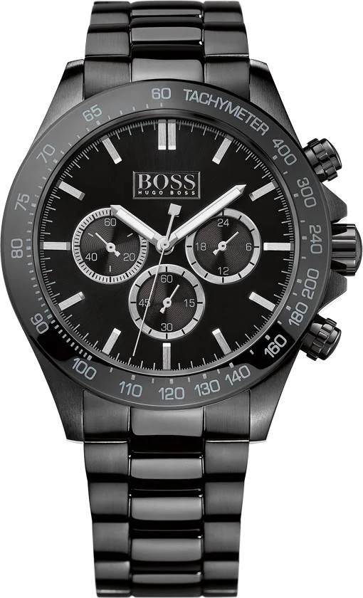 Montre Homme Hugo Boss Ikon 1512961 Acier Noir 44mm