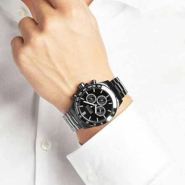 Montre Homme Hugo Boss Ikon 1512961 Acier Noir 44mm vue 3