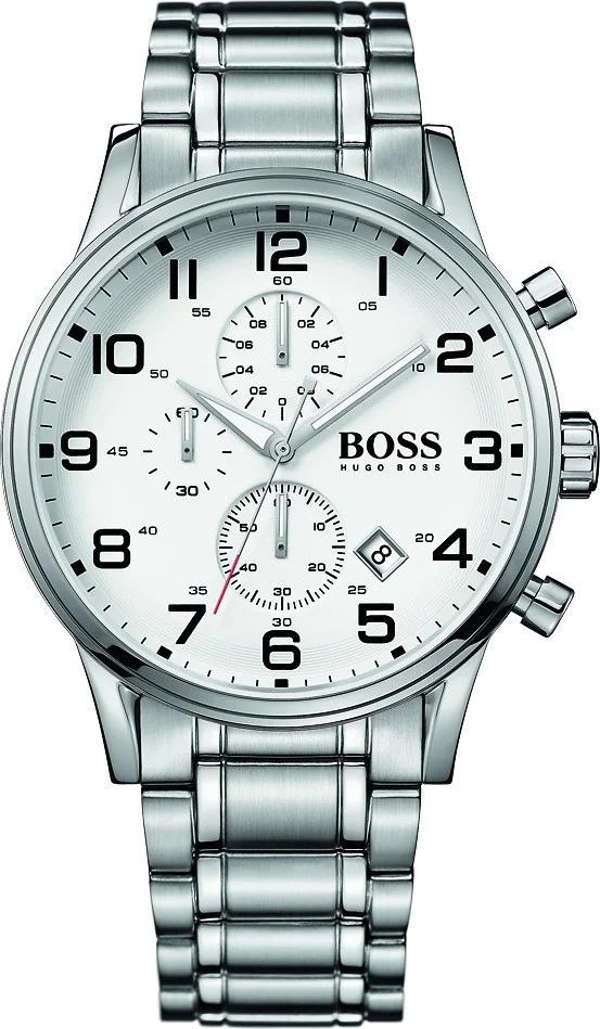 Montre Homme Hugo Boss Sport 1513182 Cadran Blanc Acier Inoxydable