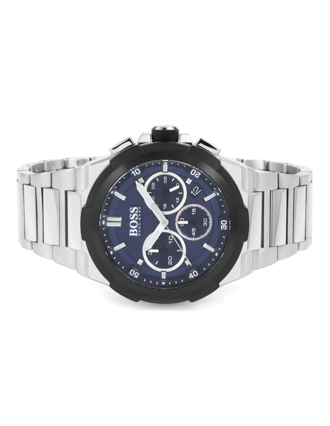 Montre Homme Hugo Boss 1513360 Chronographe Acier Cadran Bleu vue 2