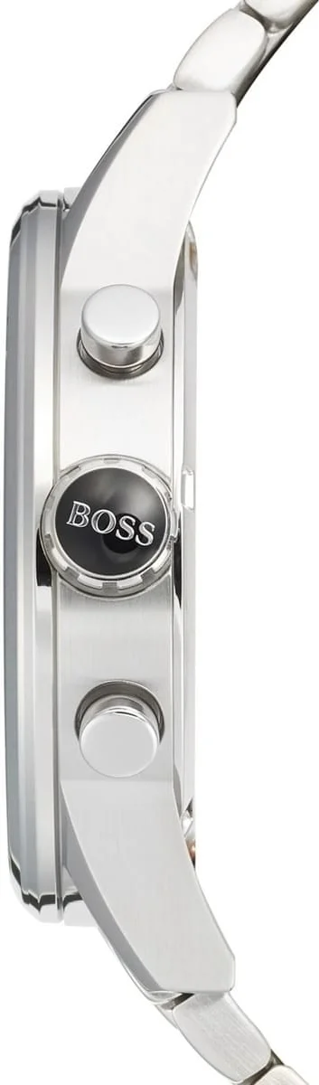 Montre Homme Hugo Boss Jet 1513383, Boîtier Acier Argenté et Cadran Noir vue 2