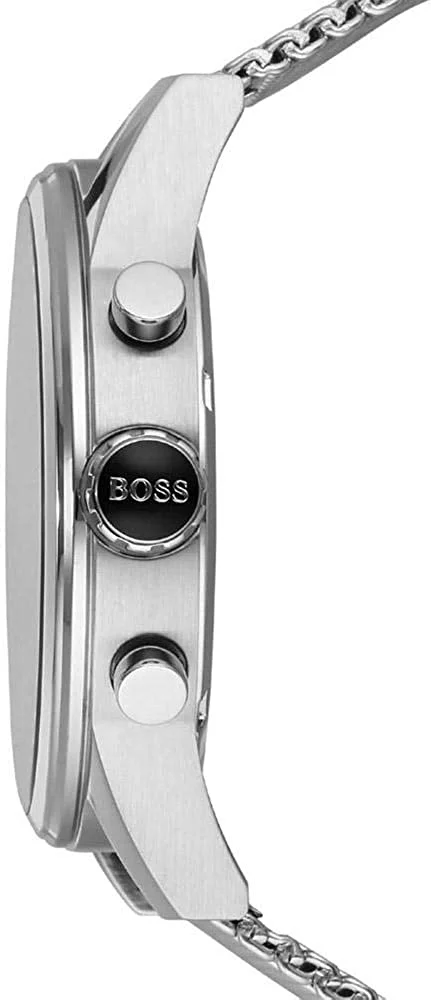 Montre Hugo Boss Homme 1513441 - Cadran Bleu Soleillé, Bracelet Maille Milanaise Acier vue 2