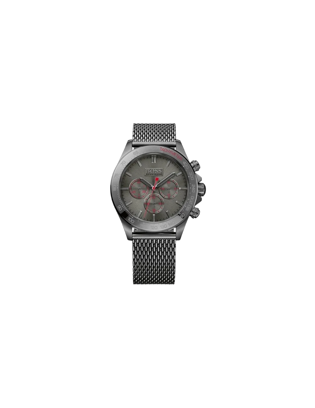 Montre Homme Hugo Boss 1513443 Cadran Gris 44mm Maille Milanaise Acier