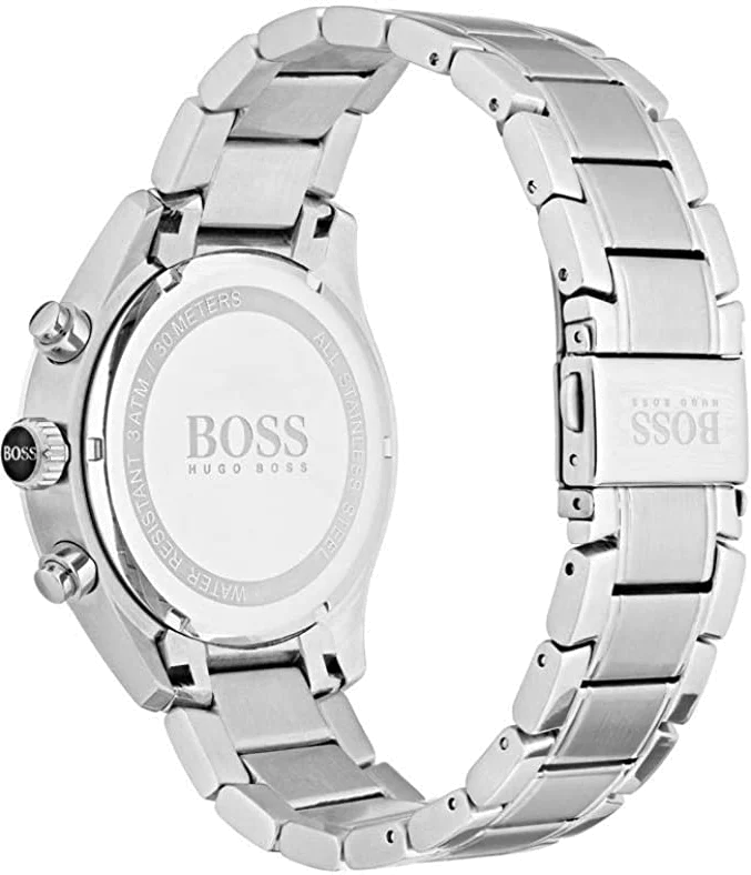 Montre Homme Hugo Boss 1513477 Chronographe Sport Cadran Noir Acier vue 2