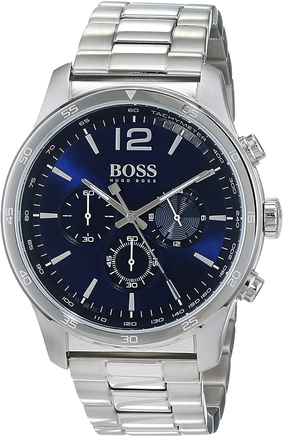 Montre Homme Hugo Boss 1513527 Chronographe Cadran Bleu Acier