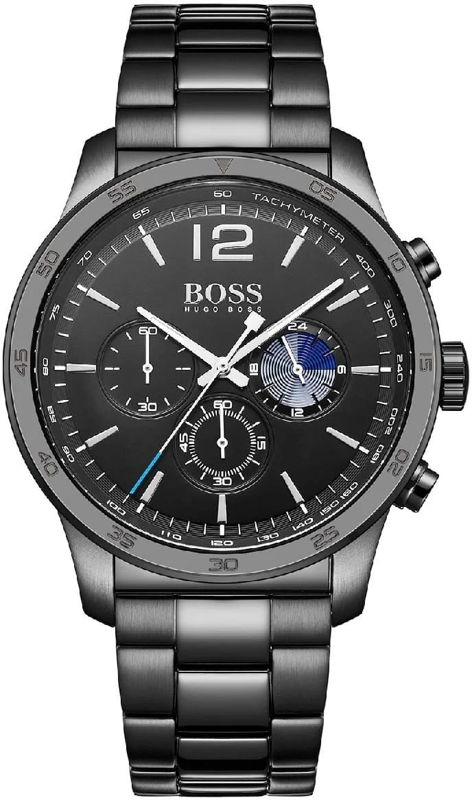 Montre Homme Hugo Boss 1513528 Chronographe Acier Noir