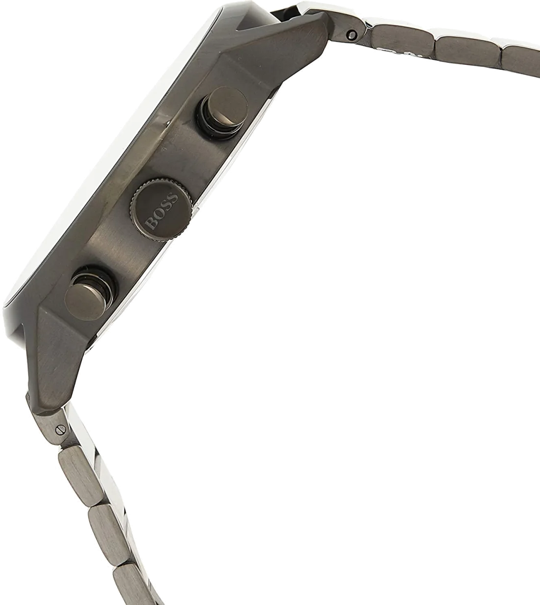 Montre Homme Hugo Boss Architectural 1513574 Acier Gris Brossé Cadran Bleu Chronographe vue 2