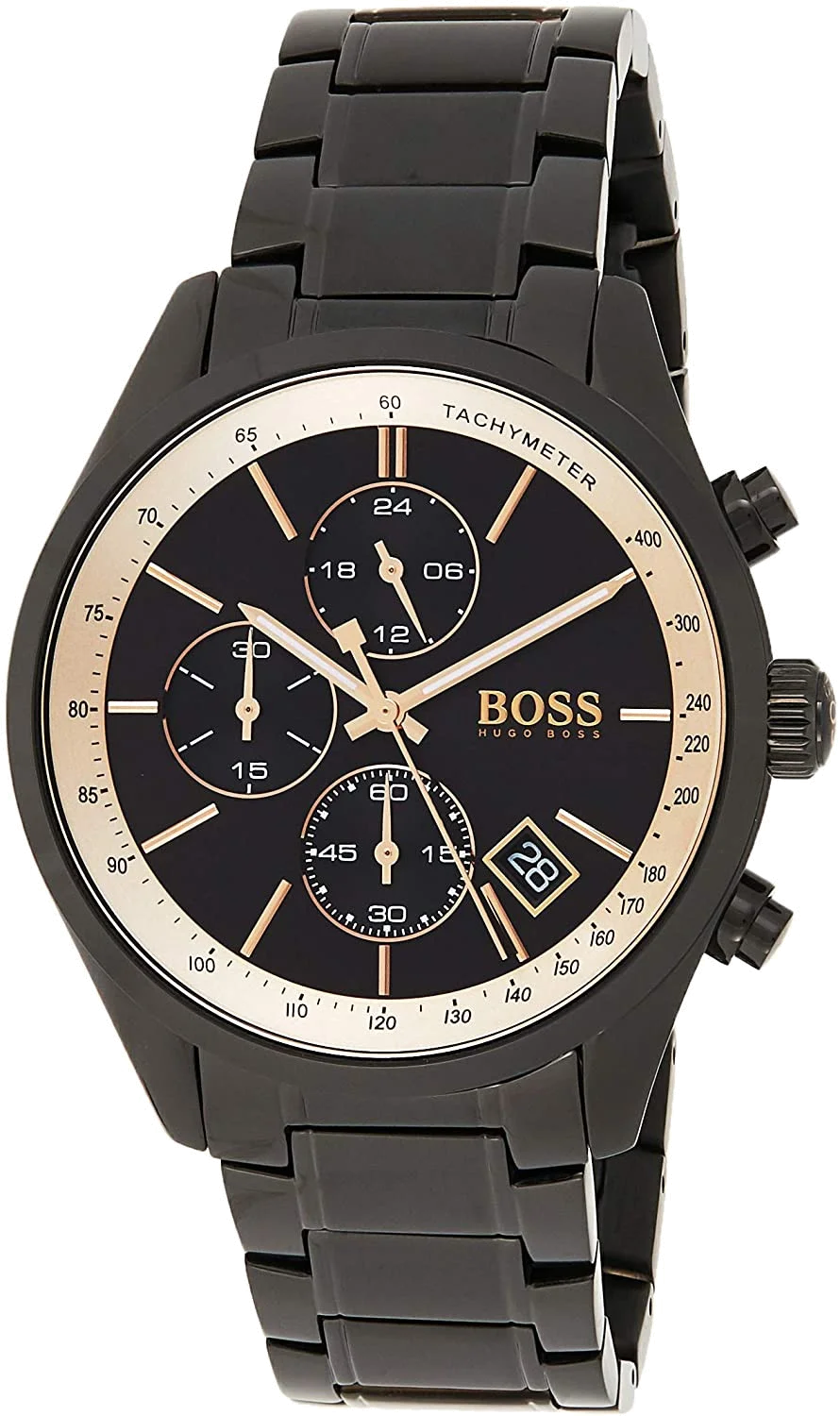 Montre Homme Hugo Boss Grand Prix 1513578 Chronographe Noir