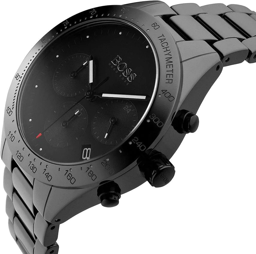 Montre Homme Hugo Boss 1513581 Chronographe Acier Noir vue 4