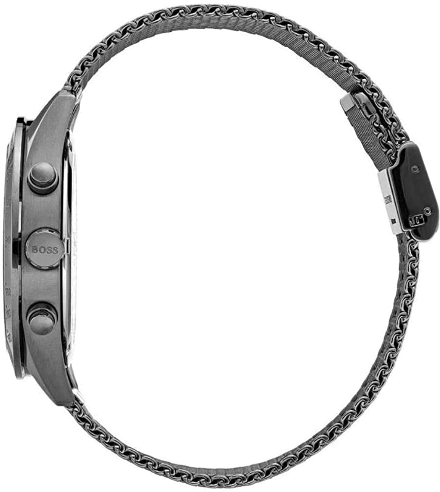 Montre Homme Hugo Boss 1513637 Chronographe Acier Gris Anthracite vue 2