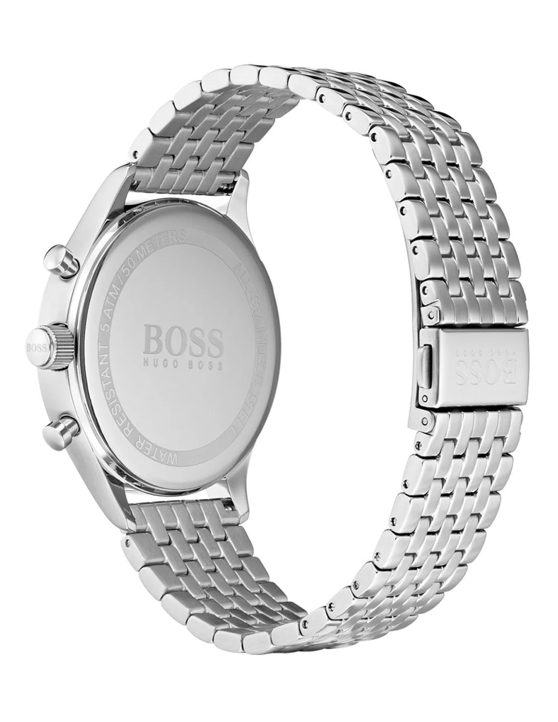 Montre Homme Hugo Boss 1513653 Chronographe Cadran Émail Bleu Acier vue 2