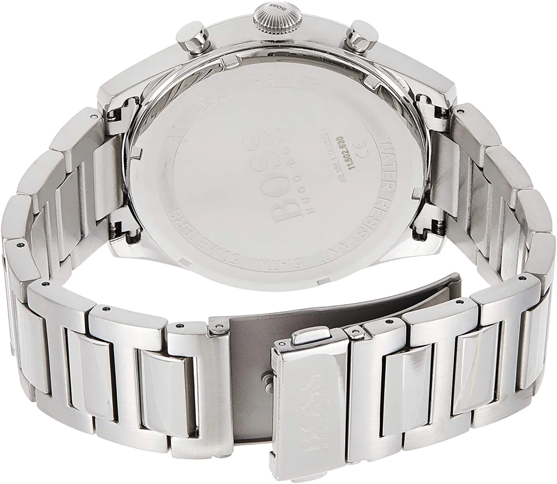 Montre Homme Hugo Boss 1513712 Chronographe Acier Inoxydable Cadran Noir vue 3