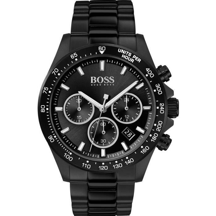 Montre Homme Hugo Boss 1513754 Chronographe Acier Noir
