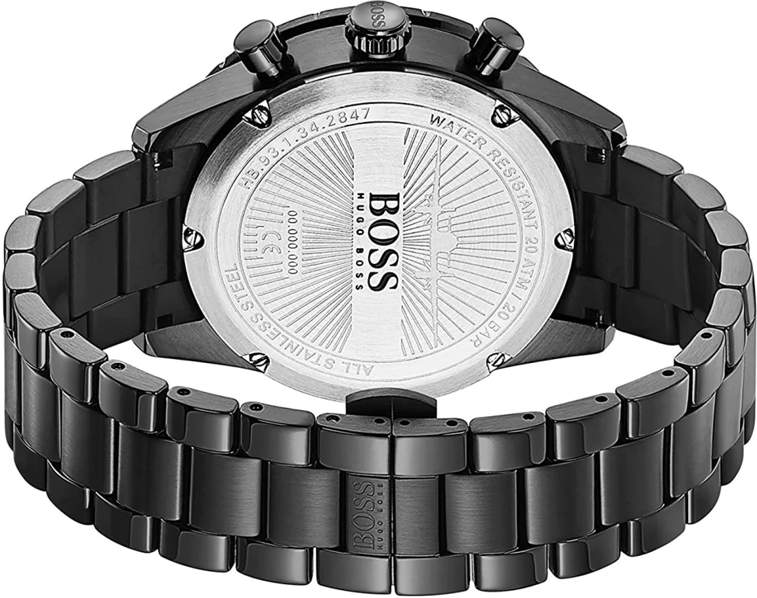 Montre Homme Hugo Boss 1513771 Chronographe Cadran et Bracelet Bleu vue 3