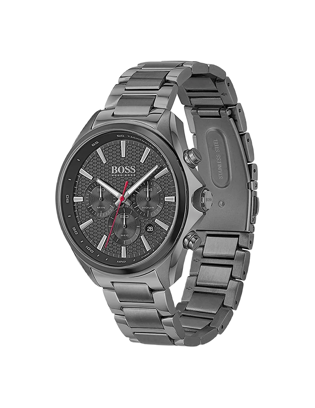 Montre Homme Hugo Boss Distinct Chrono 1513858 - Chronographe Quartz Gris Acier vue 2