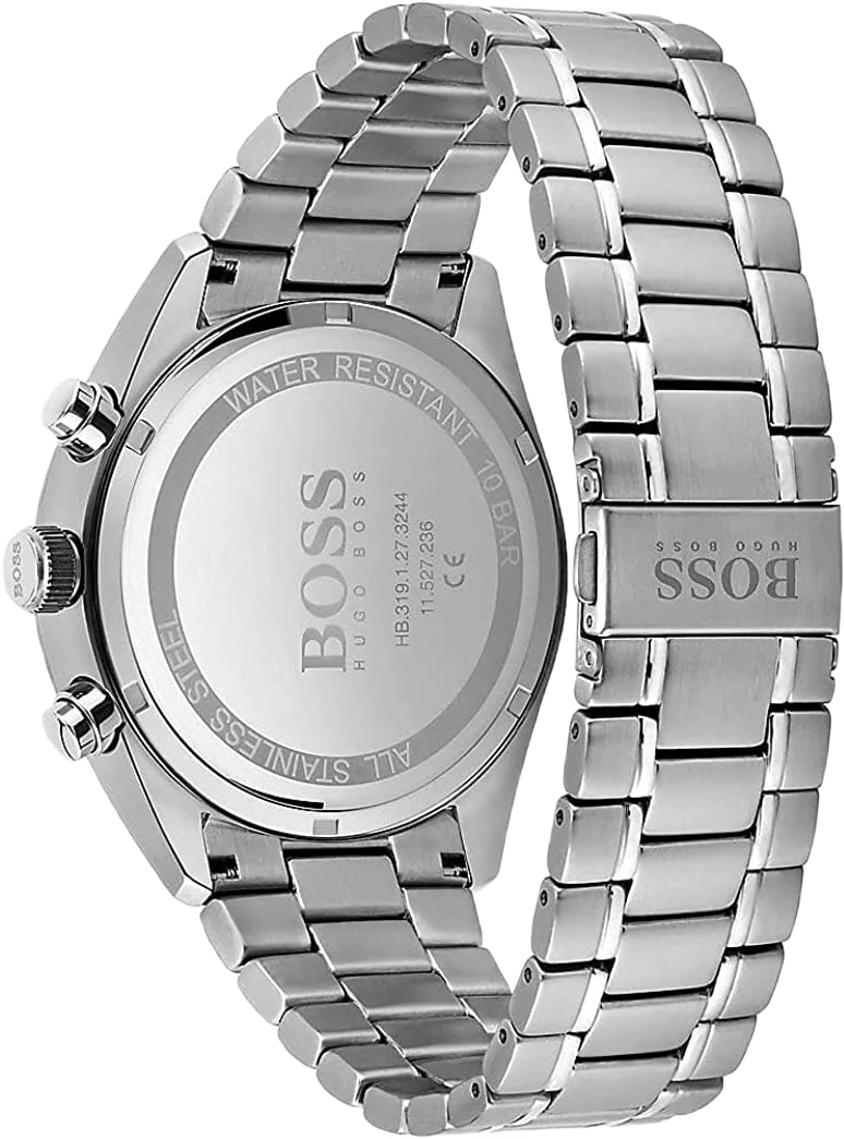 Montre Homme Hugo Boss Associate 1513871 Chronographe Quartz Cadran Noir Acier vue 3