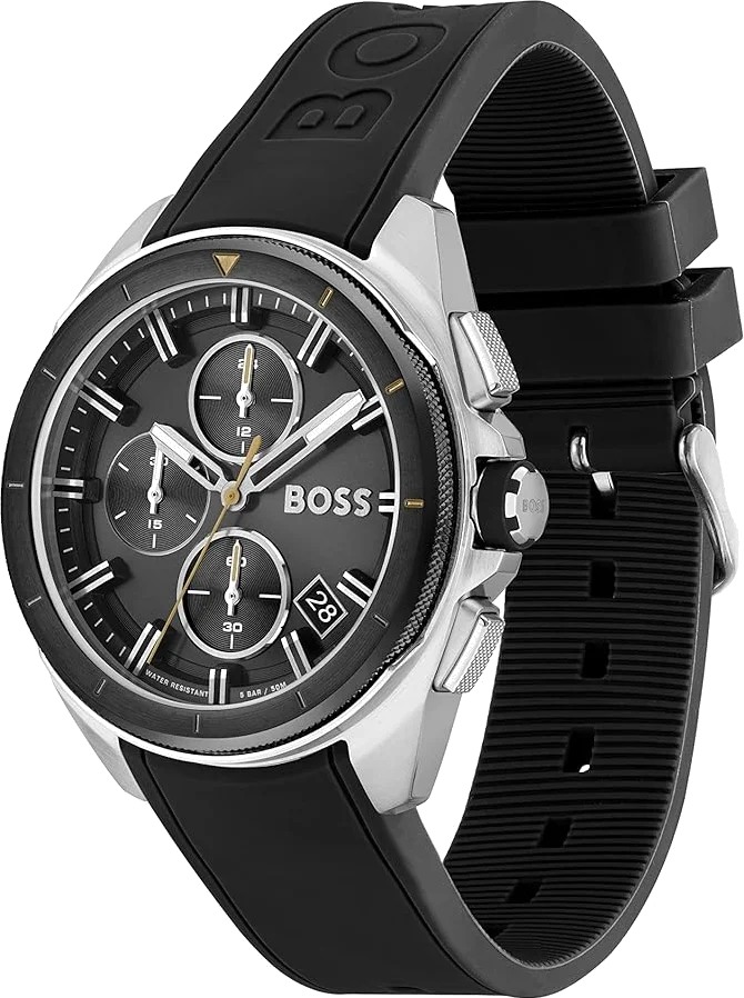 Montre Homme Hugo Boss Athleisure Volane Noire 1513953 - Cadran 44mm, Bracelet Silicone vue 2